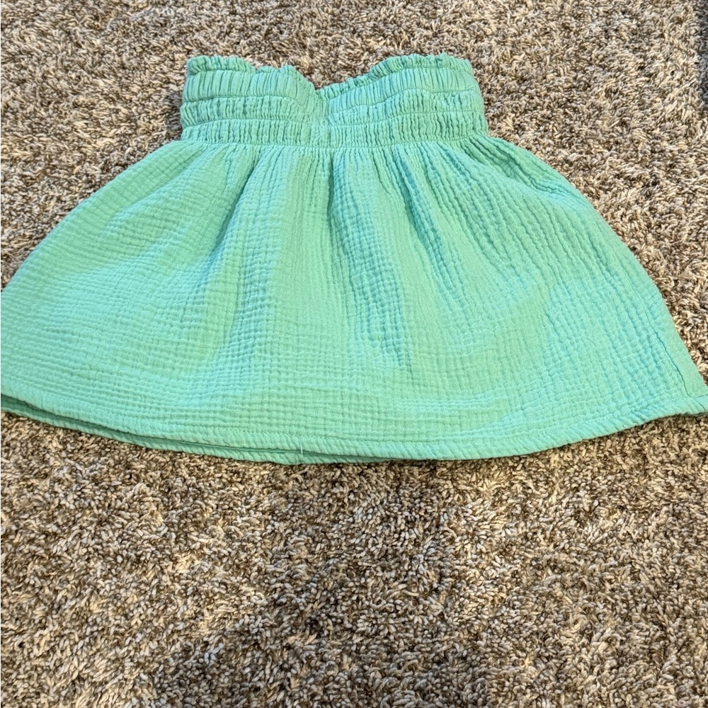 Hanna Andersson Aqua Mini Skirt